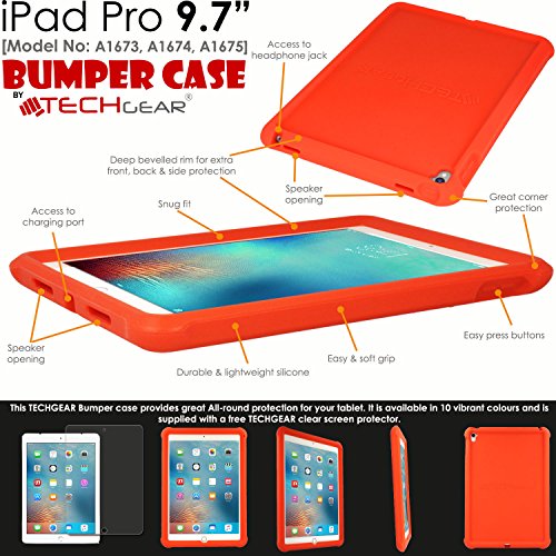 [Bumper Case] Shockproof Soft Easy Grip Case for Apple iPad Pro 9.7"