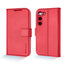 [Leather Wallet Case] Genuine Leather [RFID Blocking] Magnetic Flip Case with Card & Slots and Stand For Samsung Galaxy S23 Ultra