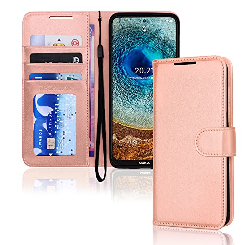 [Wallet Case] Protective Cover with Cash & Card Holder, Stand and Wrist Strap For Nokia X10 / X20