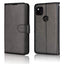 [Wallet Case] Protective Cover with Cash & Card Holder, Stand and Wrist Strap For Google Pixel 4a