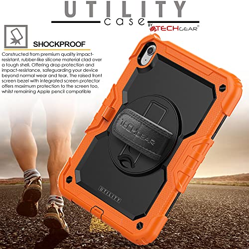 [UTILITY Case] Full Body Shockproof Case with Stand, Hand & Shoulder Strap for Apple iPad 11th & 10th Generation, iPad 2025 / 2022