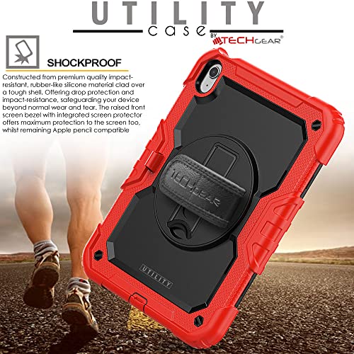 [UTILITY Case] Full Body Shockproof Case with Stand, Hand & Shoulder Strap for Apple iPad 11th & 10th Generation, iPad 2025 / 2022