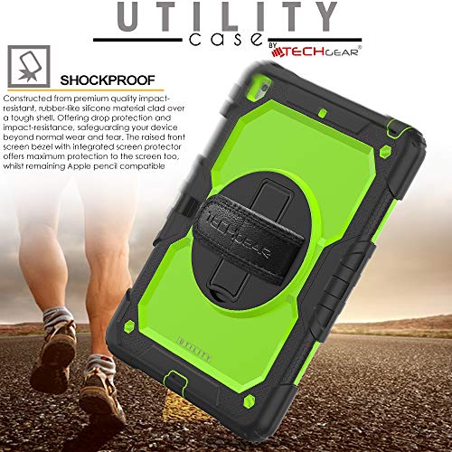 [UTILITY Case] Full Body Shockproof Case with Stand, Hand & Shoulder Strap for Apple iPad 10.2" 2021 - 2019 [9th/8th/7th Generation]