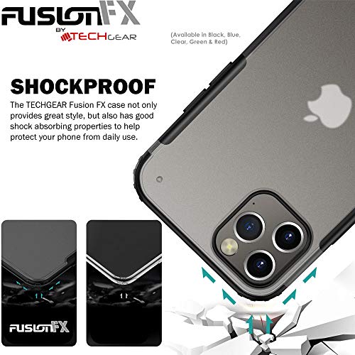 [Fusion FX Case] Slim & Light Tough Fused Gel Bumper & Hard Back Matte Case for iPhone 12 Mini