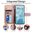[Wallet Case] Protective Cover with Cash & Card Holder, Stand and Wrist Strap For Samsung Note 20