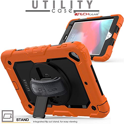 [UTILITY Case] Full Body Shockproof Case with Stand, Hand & Shoulder Strap for Apple iPad Mini 5 / iPad Mini 4