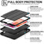 [D-FENCE Case] Tough & Rugged Smart Case For Apple iPad 10.2" 9th, 8th, 7th Generation