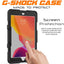 [G-SHOCK Case] Heavy Duty Long Survival Screen Protector Case for iPad 10.2" 2021, 2020, 2019 [9th/8th/7th Generation]