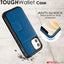 Tough Armoured Wallet 360 ShockProof Case with Card Slots & Stand for Apple iPhone 12 Mini