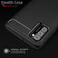 [Stealth Case] Samsung Galaxy A41 Soft Protective Slim Cover with Carbon Fibre Detailing