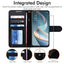 [Wallet Case] Protective Cover with Cash & Card Holder, Stand and Wrist Strap For Oppo Reno4 Z 5G