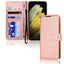 [Wallet Case] Protective Cover with Cash & Card Holder, Stand and Wrist Strap For Samsung Galaxy S21 Ultra
