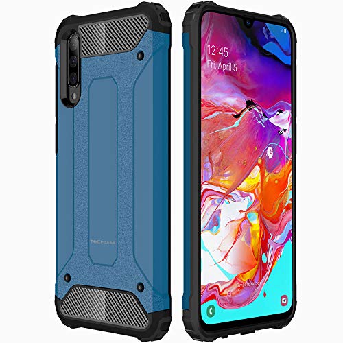 [Tough Armoured Case] ShockProof Dual-Layer Protective Heavy Duty Cover for Samsung Galaxy A70
