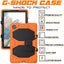 [G-SHOCK Case] Heavy Duty Long Survival Screen Protector Case for Samsung Galaxy Tab A8 10.5" 2022 (SM-X200 / SM-X205)
