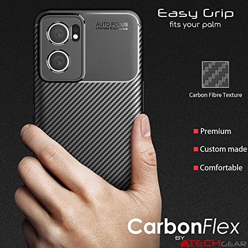 [CarbonFlex Case] Premium Shockproof Soft Slim Cover with Carbon Fibre Effect For Oppo Find X5 Lite 5G