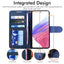 [Wallet Case] Protective Cover with Cash & Card Holder, Stand and Wrist Strap For Samsung Galaxy A13