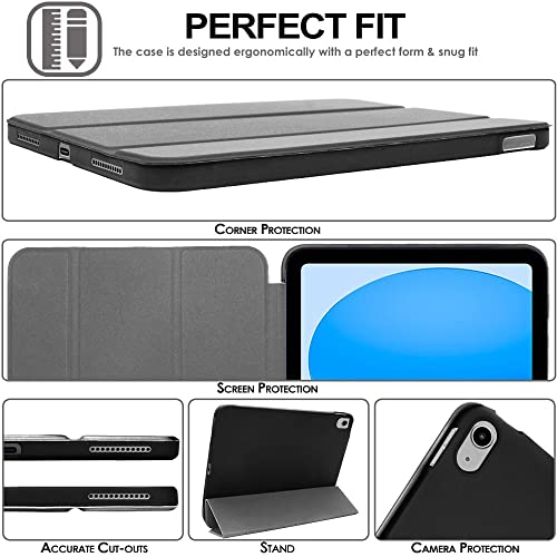 [Smart Case] Slim Stand Cover with Auto Sleep/Wake for Apple iPad 11th & 10th Generation, iPad 2025 / 2022