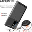[CarbonFlex Case] Premium Shockproof Soft Slim Cover with Carbon Fibre Effect For Samsung  Galaxy Note 20 Ultra