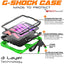 [G-SHOCK Case] Heavy Duty Long Survival Screen Protector Case for Apple iPad Mini 7 / Mini 6 8.3" [7th / 6th Generation]