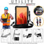 [UTILITY Case] Full Body Shockproof Case with Stand, Hand & Shoulder Strap for Samsung Galaxy Tab A7 10.4" (SM-T500 / T503 / T505 / T509)