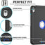 [D-FENCE Case] Tough & Rugged Smart Case For Apple iPad 11th & 10th Generation, iPad 2025 / 2022
