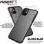 [Fusion FX Case] Slim & Light Tough Fused Gel Bumper & Hard Back Matte Case for iPhone 11