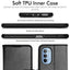 [Wallet Case] Protective Cover with Cash & Card Holder, Stand and Wrist Strap For Motorola Moto G31 / G41