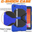 [G-SHOCK Case] Heavy Duty Long Survival Screen Protector Case for iPad 10.2" 2021, 2020, 2019 [9th/8th/7th Generation]