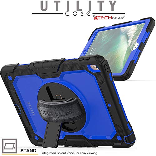 [UTILITY Case] Full Body Shockproof Case with Stand, Hand & Shoulder Strap for Apple iPad Air 3rd Gen 2019 / iPad Pro 10.5"