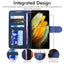 [Wallet Case] Protective Cover with Cash & Card Holder, Stand and Wrist Strap For Samsung Galaxy S22 Ultra