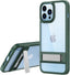 [Fusion Armour Kickstand] Tough Rugged Protective Kickstand Clear Case for Apple iPhone 14 Pro