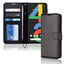 [Wallet Case] Protective Cover with Cash & Card Holder, Stand and Wrist Strap For Google Pixel 4a