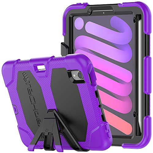 [G-SHOCK Case] Heavy Duty Long Survival Screen Protector Case for Apple iPad Mini 7 / Mini 6 8.3" [7th / 6th Generation]