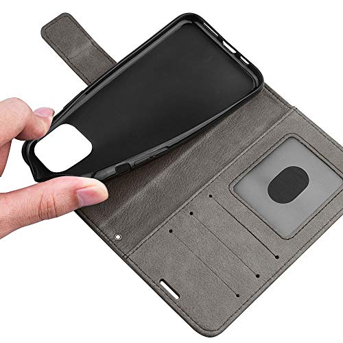 [Wallet Case] Protective Cover with Cash & Card Holder, Stand and Wrist Strap For Apple iPhone 11 Pro Max