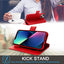 [Leather Wallet Case] Genuine Leather [RFID Blocking] Magnetic Flip Case with Card & Slots and Stand For iPhone 14 Plus