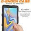 [G-SHOCK Case] Heavy Duty Long Survival Screen Protector Case for Samsung Galaxy Tab A 10.5" (SM-T590)