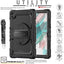 [UTILITY Case] Full Body Shockproof Case with Stand, Hand & Shoulder Strap for Samsung Galaxy Tab A8 10.5" (SM-X200 / SM-X205)