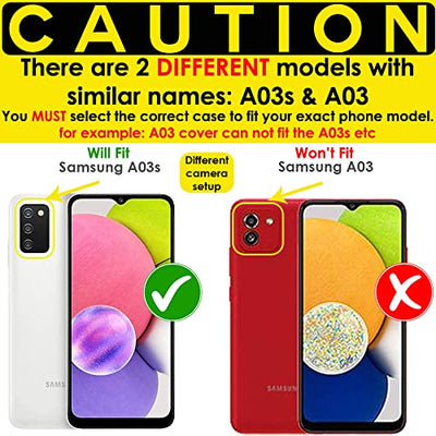 [Stealth Case] Samsung Galaxy A03s Soft Protective Slim Cover with Carbon Fibre Detailing