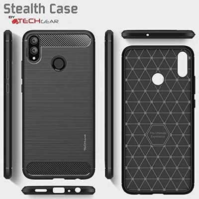[Stealth Case] Honor 8X Soft Protective Slim Cover with Carbon Fibre Detailing