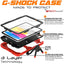 [G-SHOCK Case] Heavy Duty Long Survival Screen Protector Case for Apple iPad 11th & 10th Generation, iPad 2025 / 2022