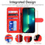[Wallet Case] Protective Cover with Cash & Card Holder, Stand and Wrist Strap For Apple iPhone 14 Pro Max