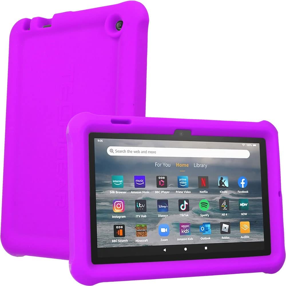 [Bumper Case] Shockproof Soft Easy Grip Case for Amazon Fire 7" (2022 / 12th Generation)