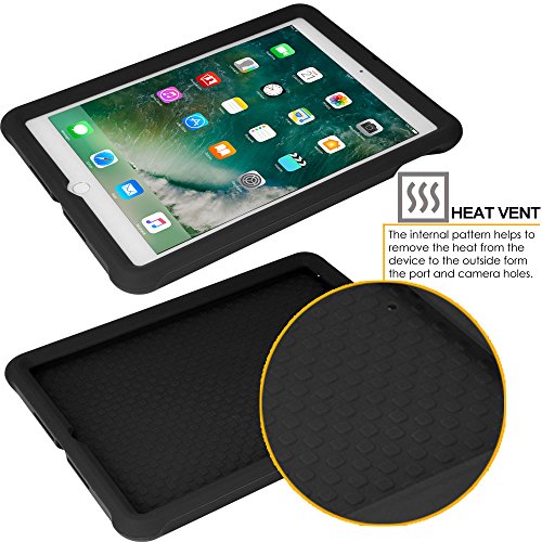 [Bumper Case] Shockproof Soft Easy Grip Case for Apple iPad 9.7" (2018/2017)