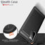 [Stealth Case] Samsung Galaxy S20 FE Soft Protective Slim Cover with Carbon Fibre Detailing