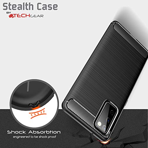 [Stealth Case] Samsung Galaxy S20 FE Soft Protective Slim Cover with Carbon Fibre Detailing
