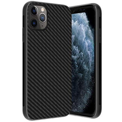[CarbonFi Case] Flexible Shockproof  Slim Fit Case Cover with Carbon Fibre Detailing for iPhone 11 Pro