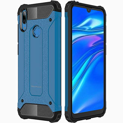 [Tough Armoured Case] ShockProof Dual-Layer Protective Heavy Duty Cover for Huawei Huawei Y7 2019