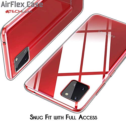 [AirFlex Case] Crystal Clear Slim & Light, Protective,  Soft Gel Cover for Samsung Galaxy Note 10 Lite