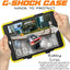 [G-SHOCK Case] Heavy Duty Long Survival Screen Protector Case for iPad 10.2" 2021, 2020, 2019 [9th/8th/7th Generation]
