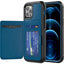 Tough Armoured Wallet 360 ShockProof Case with Card Slots & Stand for Apple iPhone 12, iPhone 12 Pro